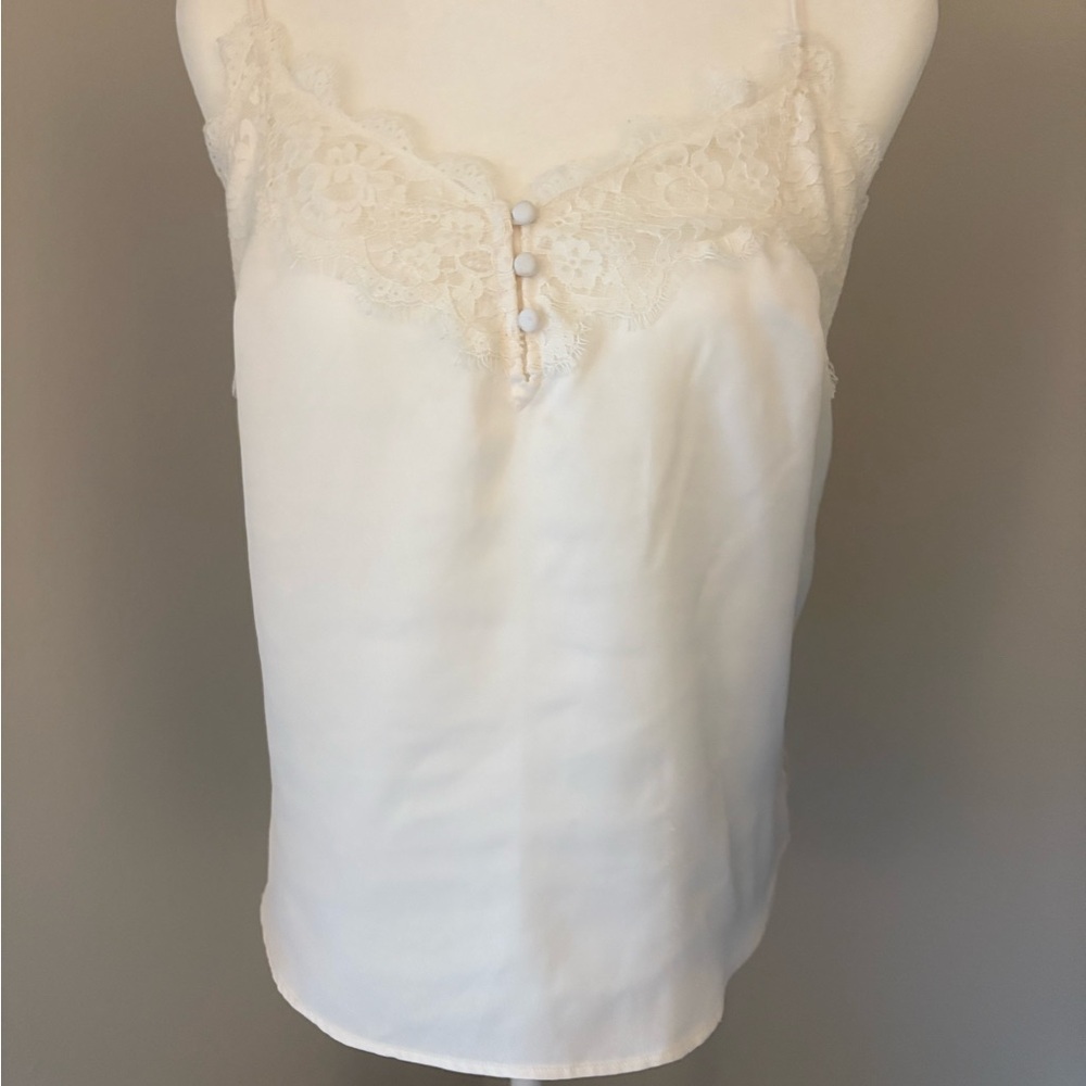 Abercrombie & Fitch Cream Lace Camisole